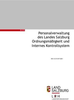 Personalverwaltung des Landes Salzburg Ordnungsmäßigkeit und Internes Kontrollsystem - Bericht - Land ...