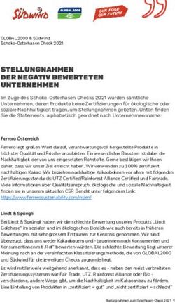 STELLUNGNAHMEN DER NEGATIV BEWERTETEN UNTERNEHMEN - Global 2000