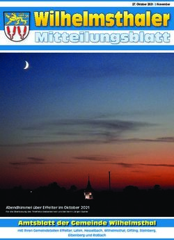 Oktober 2021 November - Abendhimmel &uuml;ber Eff elter im Oktober 2021 - Gemeinde ...