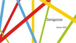 Saragossa Dossier 2021 - Ayuntamiento de Zaragoza