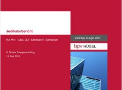 www.bpv-huegel.com RA Priv. -Doz. DDr. Christian F. Schneider - Judikaturbericht 9. Grazer Energierechtstag 16. Mai 2019 - bpv H&uuml;gel