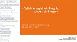 "Digitalisierung ist kein Ereignis, sondern ein Prozess" - Fachtag zum Thema Digitalisierung 28. Juni 2021 in Halle - drobs Halle