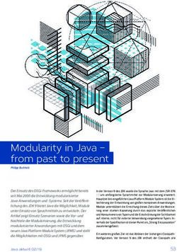 Modularity in Java - from past to present - DOAG