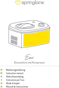 Eni Eismaschine mit Kompressor - Bedienungsanleitung Instruction manual Gebruiksaanwijzing Instruzione per l'uso Mode d'emploi Manual de ...
