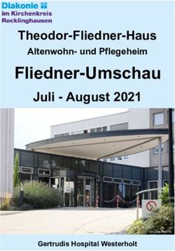 Fliedner-Umschau Theodor-Fliedner-Haus Juli - August 2021 - Altenwohn- und Pflegeheim - Diakonie im Kirchenkreis Recklinghausen