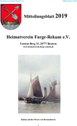 Mitteilungsblatt 2019 Heimatverein Farge-Rekum e.V - Unterm Berg 31, 28777 Bremen - Heimatverein Farge-Rekum eV