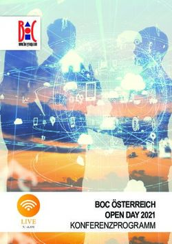 BOC &Ouml;STERREICH OPEN DAY 2021 KONFERENZPROGRAMM - www.boc-group.com