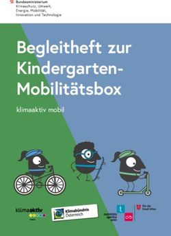 Begleitheft zur Kindergarten-Mobilit&auml;tsbox - klimaaktiv mobil