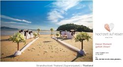 Dieser Moment geh&ouml;rt Ihnen! Strandhochzeit Thailand (Superiorpaket) | Thailand - Werbewind LOGIN