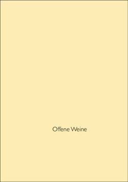 Offene Weine - Bauernstube Morgenitz