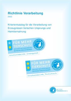 Richtlinie Verarbeitung - 2022 Kriterienkatalog Für Die Verarbeitung ...