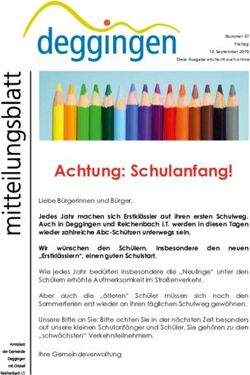 Achtung: Schulanfang! - Mitteilungsblatt Bad Ditzenbach