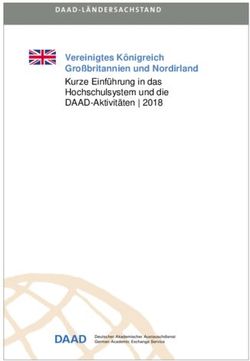 Vereinigtes Königreich Großbritannien und Nordirland - Kurze Einführung in das Hochschulsystem und die DAAD-Aktivitäten