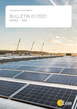 BULLETIN 01/2021 M&Auml;RZ - MAI - Energie Service Biel/Bienne - Energie Service Biel / Bienne