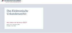 Das Elektronische Urkundenarchiv - Was ändert sich ab Januar 2022? Notar a.D. Dr. Sebastian Löffler Dresden, 4. Juni 2021 - Notarkammer Sachsen