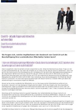 Covid-19 - aktuelle Fragen und Antworten auf einen Blick - KPMG Law