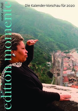 Die Kalender-Vorschau f&uuml;r 2020 - Edition Momente