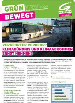 VERKEHRTER VERKEHR? KLIMAB&Uuml;NDNIS UND KLIMAABKOMMEN ERNST NEHMEN! - Die Gr&uuml;nen Himberg