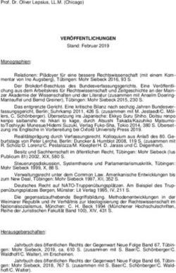 VERÖFFENTLICHUNGEN - Rechtswissenschaftliche Fakultät