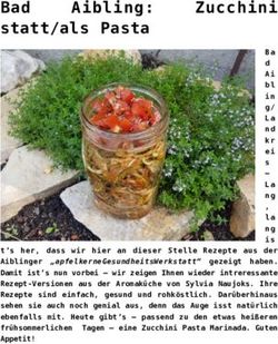 Statt/als Pasta - AIB Stimme