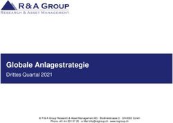 Globale Anlagestrategie - Drittes Quartal 2021 - Investment ...