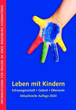 Leben mit Kindern Schwangerschaft Geburt Elternsein Aktualisierte Auflage 2020 - Stadt Eckernf&ouml;rde