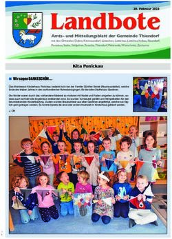 Amts- und Mitteilungsblatt der Gemeinde Thiendorf - Februar 2023