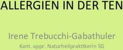 ALLERGIEN IN DER TEN Irene Trebucchi-Gabathuler - Kant. appr. Naturheilprak;kerin SG - bliibgsund.ch