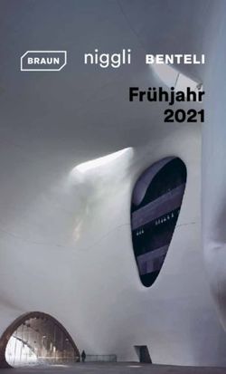 Frühjahr 2021 niggli BENTELI