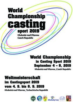 World Championship in Casting Sport 2019 September 4 - 8, 2019 Hluboká nad Vltavou _Czech Republic - International Casting Sport ...
