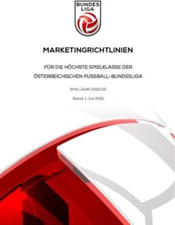 MARKETINGRICHTLINIEN FÜR DIE HÖCHSTE SPIELKLASSE DER ÖSTERREICHISCHEN FUSSBALL-BUNDESLIGA - für die höchste spielklasse der ...