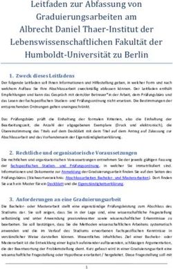 Leitfaden zur Abfassung von Graduierungsarbeiten am Albrecht Daniel Thaer-Institut der Lebenswissenschaftlichen Fakulta t der Humboldt-Universita ...