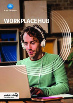 WORKPLACE HUB - Workplace Hub | Konica Minolta