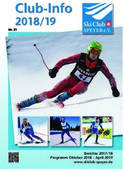 Club-Info 2018/19 - Skiclub Speyer