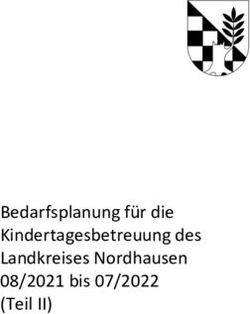 Bedarfsplanung f&uuml;r die Kindertagesbetreuung des Landkreises Nordhausen 08/2021 bis 07/2022 (Teil II) - Landkreis Nordhausen