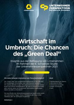 Wirtschaft im Umbruch: Die Chancen des "Green Deal"