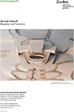 Forschungsprofil Zoo der Zukunft Baukultur und Tierschutz