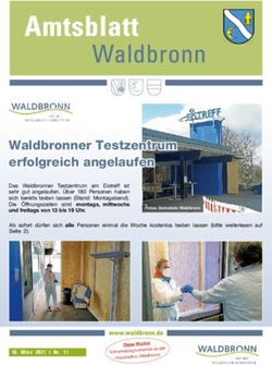 Waldbronner Testzentrum erfolgreich angelaufen