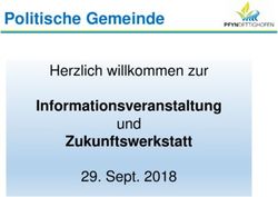 Herzlich willkommen zur und 29. Sept. 2018 - Politische Gemeinde - Gemeinde Pfyn