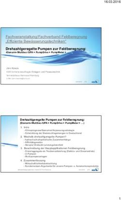 FACHVERANSTALTUNG/FACHVERBAND FELDBEREGNUNG "EFFIZIENTE BEWÄSSERUNGSTECHNIKEN" - FVF_DREHZAHLREGELUNG_03.2016_1.0 ...