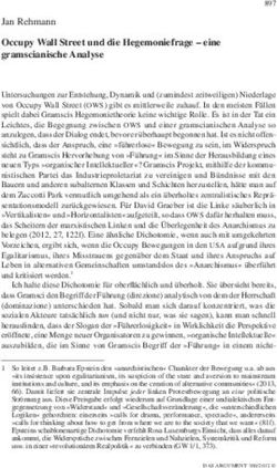 Occupy Wall Street und die Hegemoniefrage - eine gramscianische Analyse