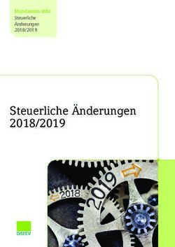 STEUERLICHE ÄNDERUNGEN 2018/2019 - MANDANTEN-INFO STEUERLICHE ÄNDERUNGEN 2018/2019 - HOLSTEIN UND WISTOFF GBR