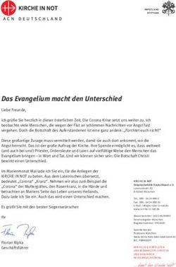 Das Evangelium macht den Unterschied - Kirche in ...