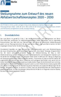 Stellungnahme zum Entwurf des neuen Abfallwirtschaftskonzeptes 2020 2030 - IHK Berlin