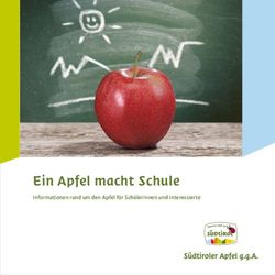 Ein Apfel macht Schule - Informationen rund um den Apfel f&uuml;r Sch&uuml;lerInnen und Interessierte