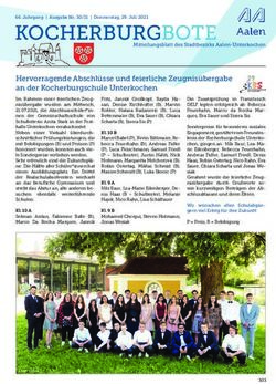 KOCHERBURGBOTE - Unterkochen