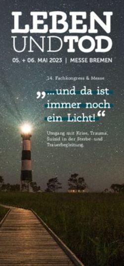 Fachkongress & Messe Umgang mit Krise, Trauma, Suizid in der Sterbe- und Trauerbegleitung.