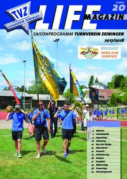 2017/2018 NEWS ZUM DORFFEST - TV Zeiningen