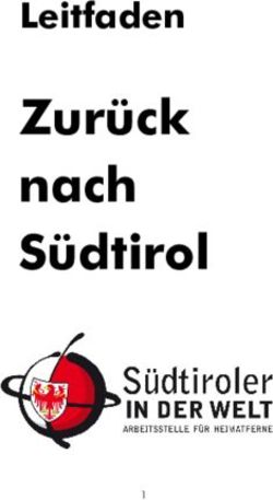 Zur&uuml;ck nach S&uuml;dtirol Leitfaden - KVW