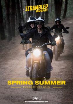 SPRING SUMMER COLLECTION 2015 - scramblerducati.com